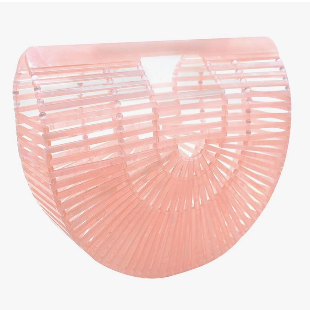 Pink acrylic arc bag